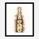 Cristal Champagne Art Print