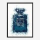 Coco Noir Blue Art Print