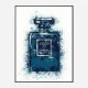 Coco Noir Blue Art Print