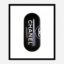 Chanel Addict Pill Art Print