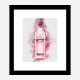 Gordon's Pink Gin Abstract Art Print