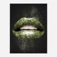 Dollar Lips Art Print