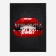 Supreme Lips Art Print