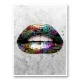 Graffiti Lips Art Print