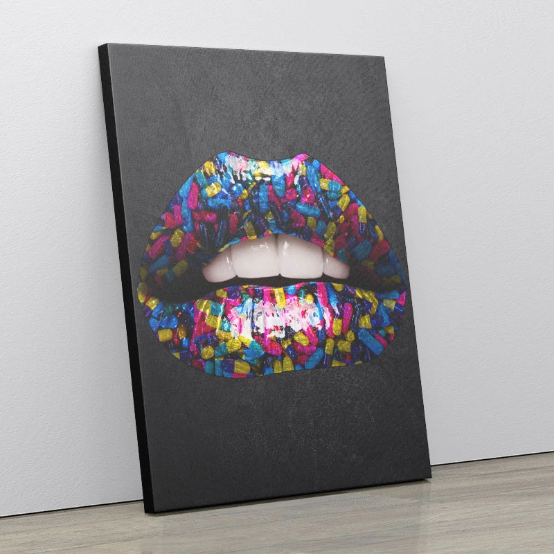 Pill Lips Art Print