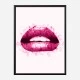 Pink Lips Art Print