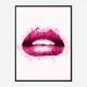 Pink Lips Art Print