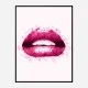 Pink Lips Art Print