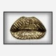 Gucci Gold Lips Wall Art