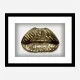 Gucci Gold Lips Wall Art