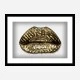 Gucci Gold Lips Wall Art