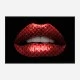Gucci Red Lips Wall Art