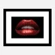 Gucci Red Lips Wall Art