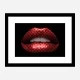 Gucci Red Lips Wall Art