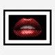 Gucci Red Lips Wall Art