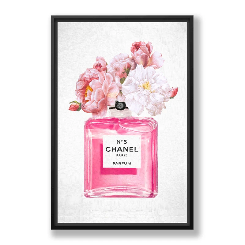 Chanel No 5 Perfume Flowers in Pink