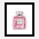 Pink Chanel No 5 Art Print
