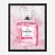 Pink Chanel No 5 Abstract Art Print