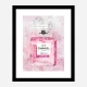 Pink Chanel No 5 Abstract Art Print
