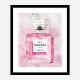 Pink Chanel No 5 Abstract Art Print