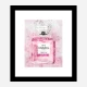 Pink Chanel No 5 Abstract Art Print