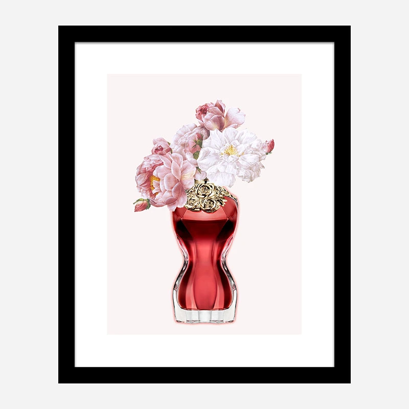 Le Belle Perfume Flowers Art Print