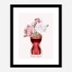 Le Belle Perfume Flowers Art Print