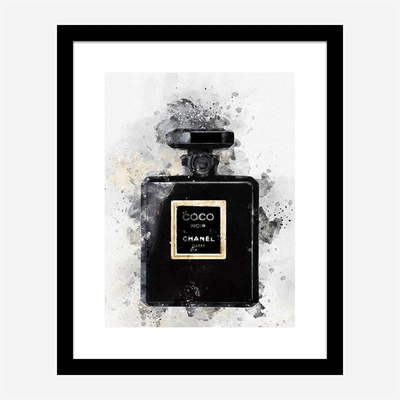 Coco Noir Water Color Art Print