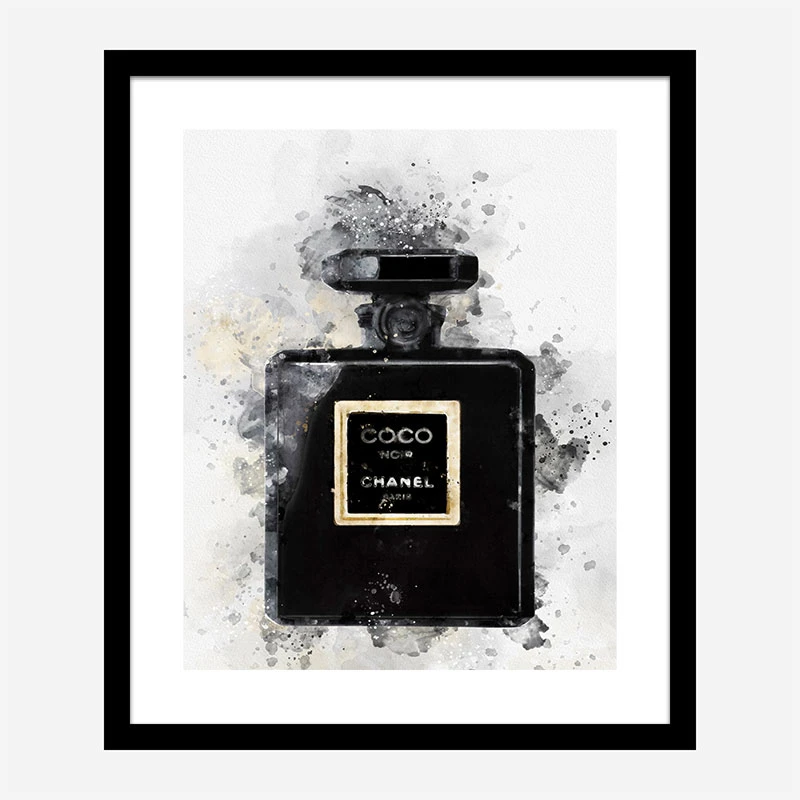 Coco Noir Water Color Art Print