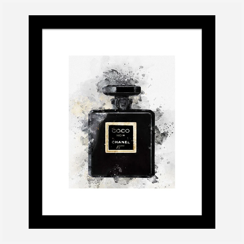 Coco Noir Water Color Art Print