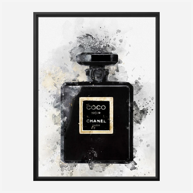 Coco Noir Water Color Art Print