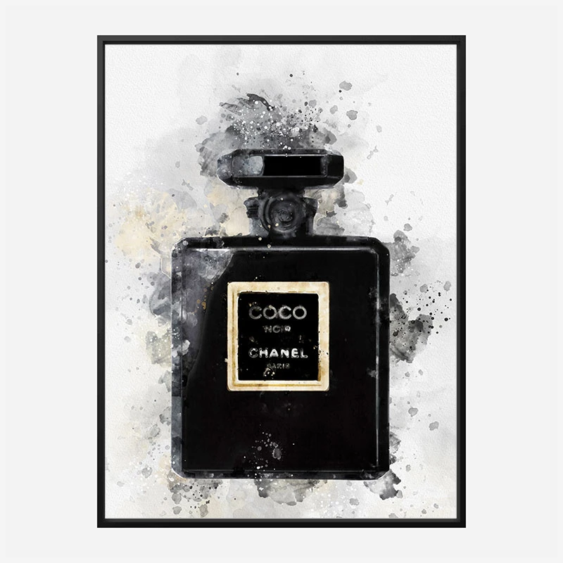 Coco Noir Water Color Art Print