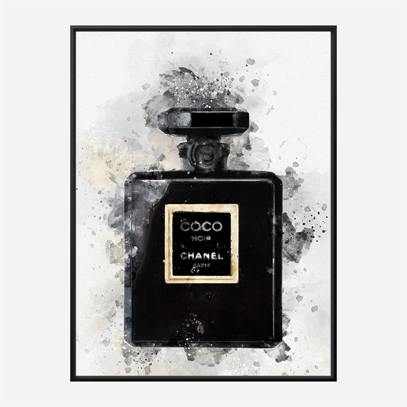 Coco Noir Water Color Art Print