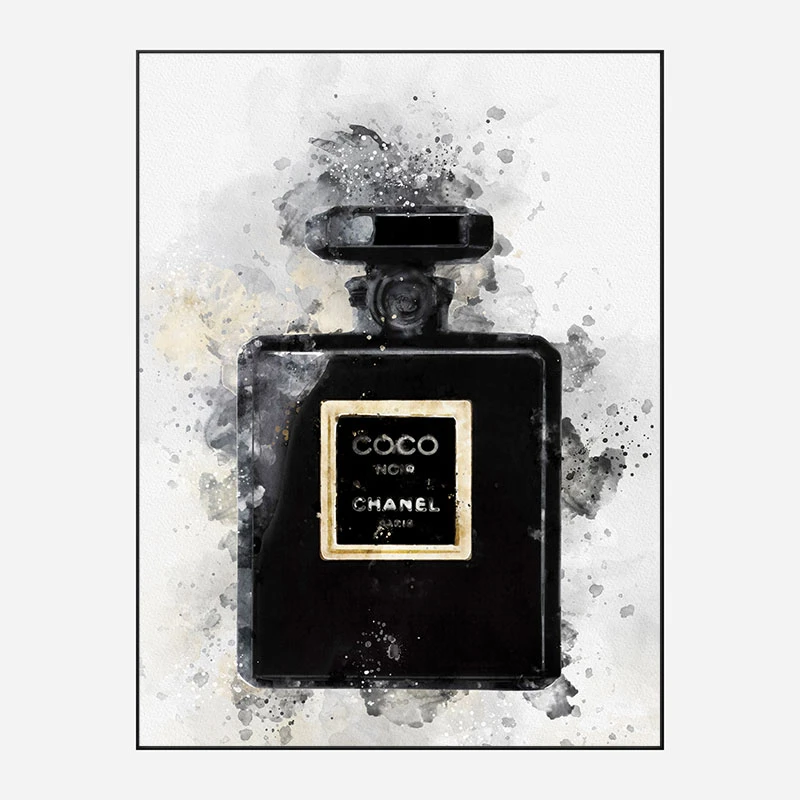 Coco Noir Water Color Art Print