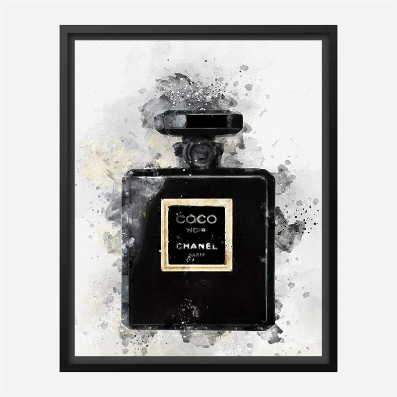 Coco Noir Water Color Art Print