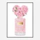 Donna Rosa Perfume Pink Art Print