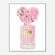 Donna Rosa Perfume Pink Art Print