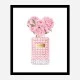 Donna Rosa Perfume Pink Art Print
