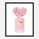 Donna Rosa Perfume Pink Art Print