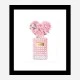 Donna Rosa Perfume Pink Art Print