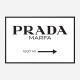 Prada Marfa Sign Wall Art