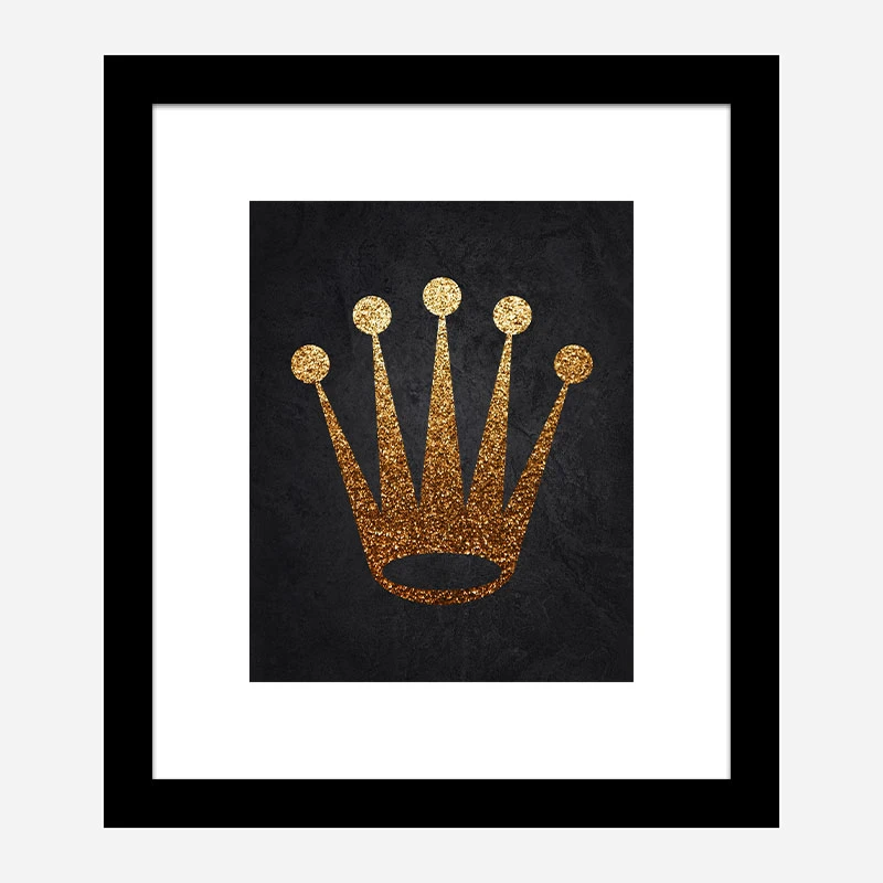 Rolex Gold Logo Wall Art