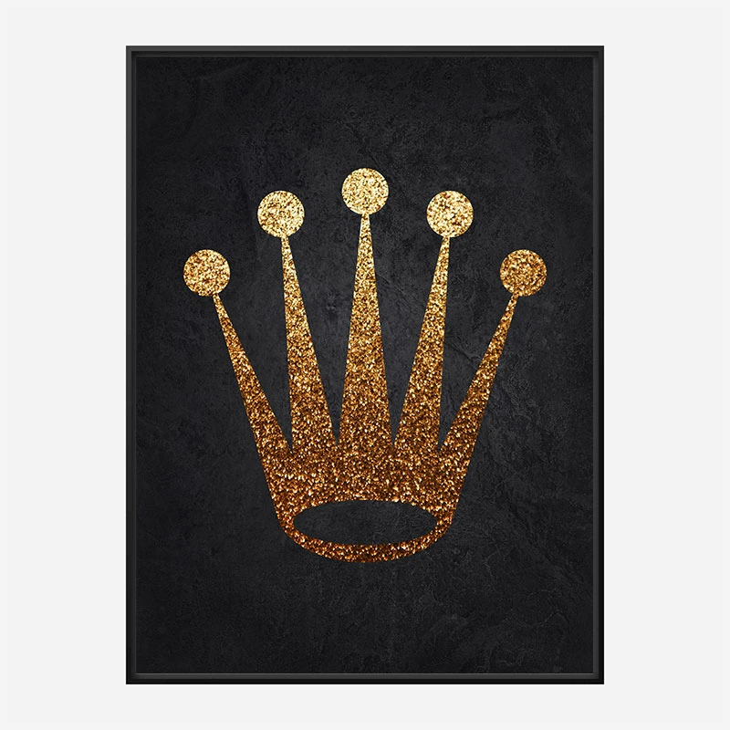 Rolex Gold Logo Wall Art