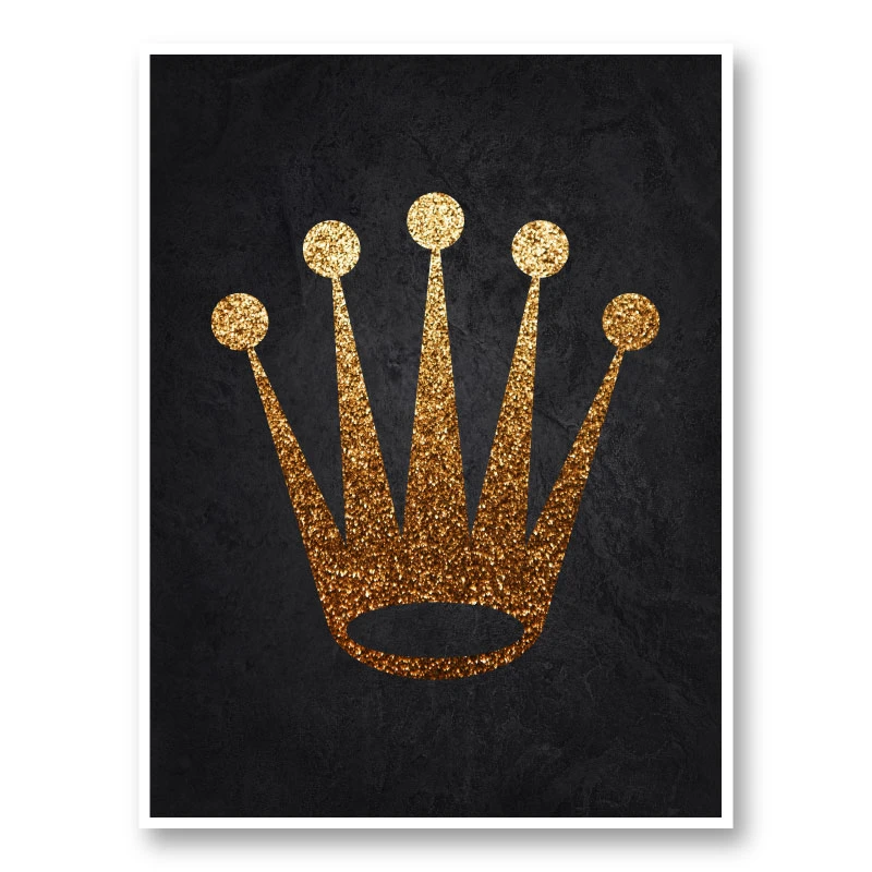 Rolex Gold Logo Wall Art