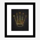 Rolex Splatter Logo Wall Art