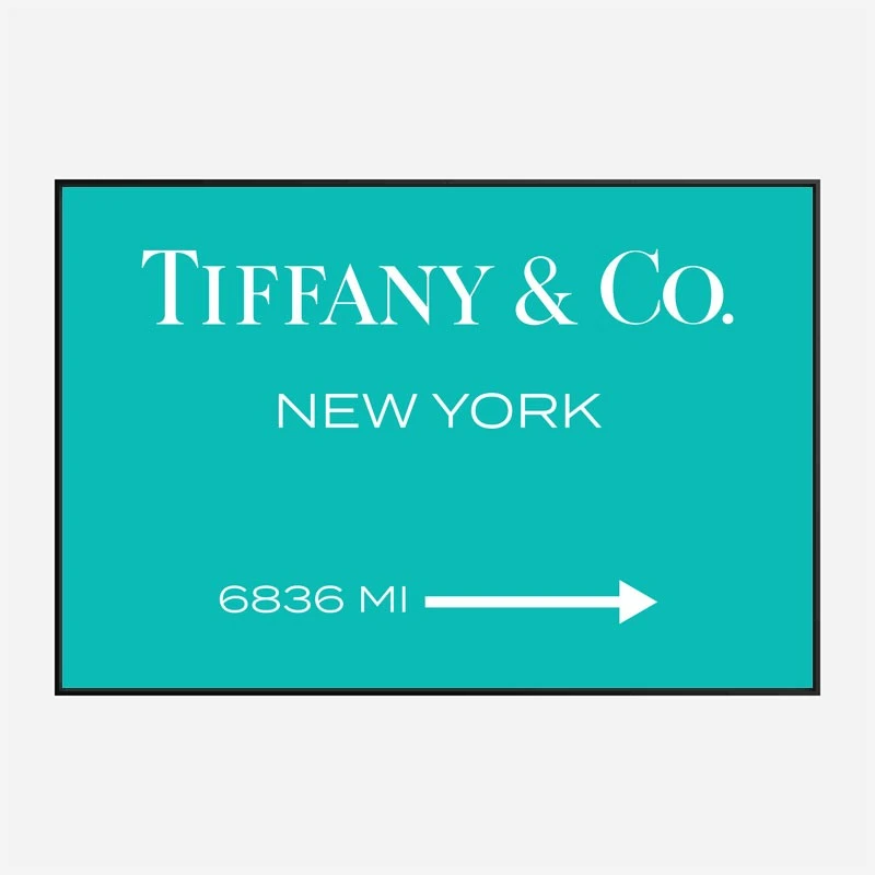 Tiffany & Co. Sign Wall Art