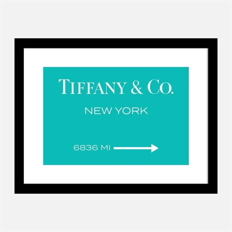Tiffany & Co. Sign Wall Art