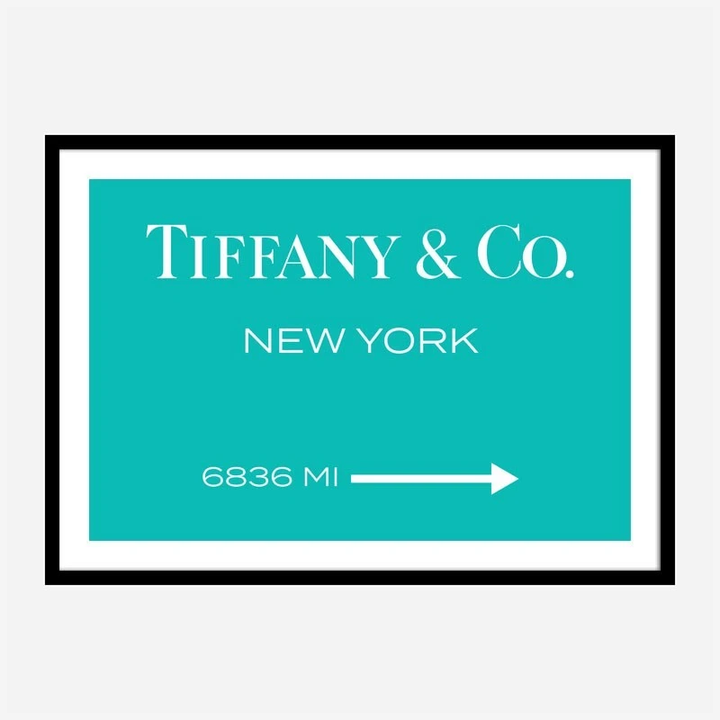 Tiffany & Co. Sign Wall Art