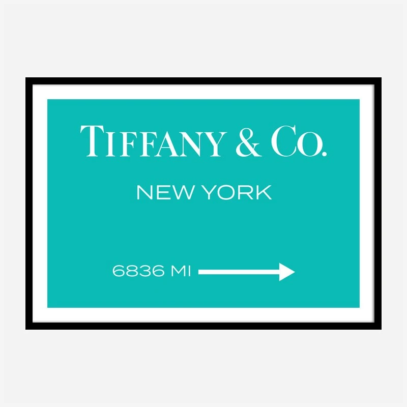 Tiffany & Co. Sign Wall Art