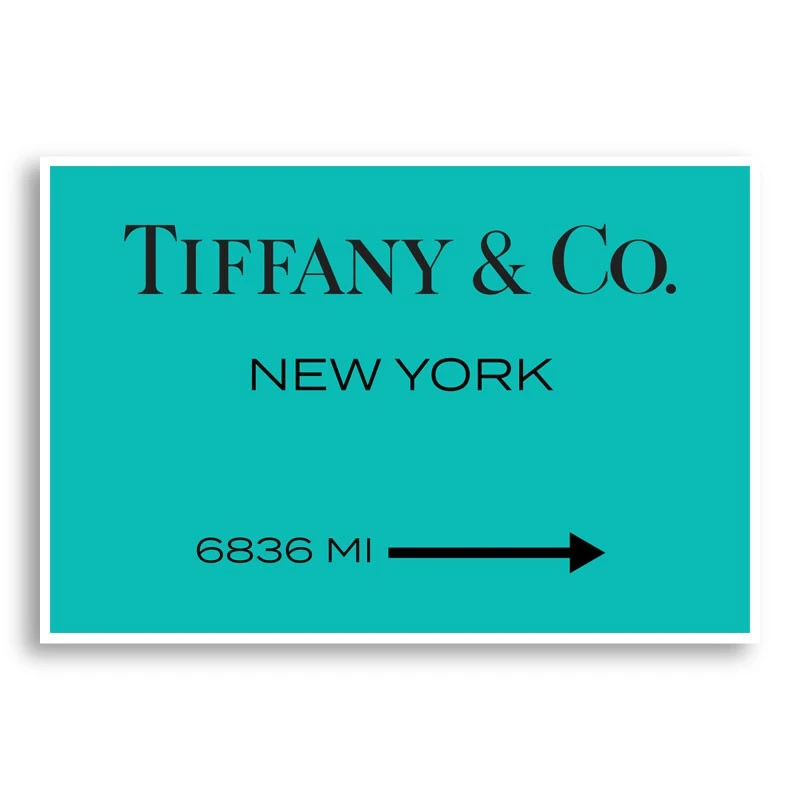 Tiffany & Co. Sign Wall Art